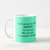 Das NEUE Serenity-Gebet - Tasse (Links)