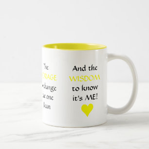 Das NEUE Serenity-Gebet - Tasse