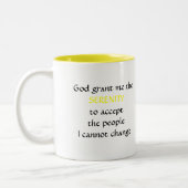 Das NEUE Serenity-Gebet - Tasse (Links)