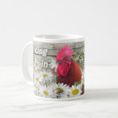 Das neue Tanzen in der Kaffee-Tasse Narzissen Kaffeetasse (Vorderseite Links)