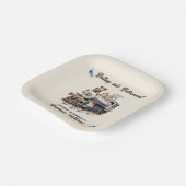 Das neue Thema Reisen in den Ruhestand Pappteller (Gewinkelt)