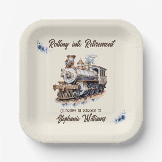 Das neue Thema Reisen in den Ruhestand Pappteller (Vorderseite)