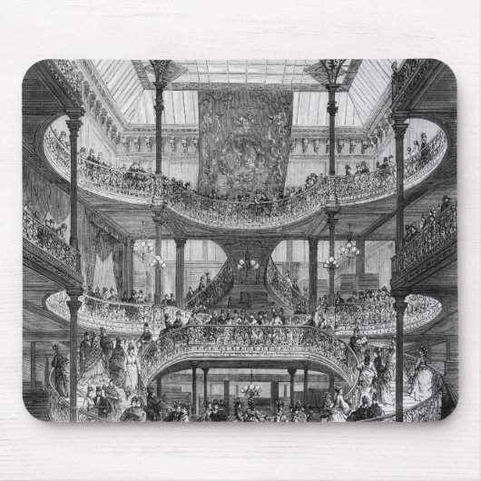 Das neue Treppenhaus in 'AuBon Marche Mousepad (Vorne)