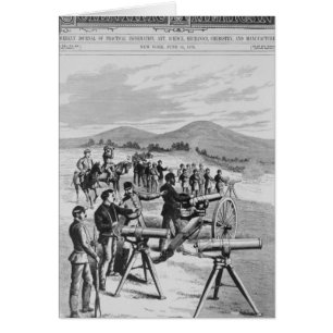 Das neues Modell Gatling Gewehr