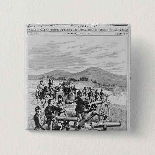 Das neues Modell Gatling Gewehr Button (Vorderseite)