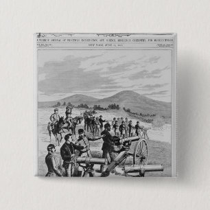 Das neues Modell Gatling Gewehr Button