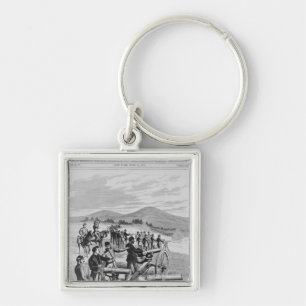 Das neues Modell Gatling Gewehr Schlüsselanhänger