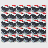 Das Neufundland-WeihnachtsPackpapier Sankt-Tatze Geschenkpapier (Flach)