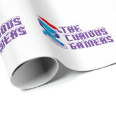 Das neugierige Gamers-Packpapier Geschenkpapier (Rolleneckpunkt)