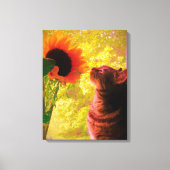 Das Neugierige Leinwanddruck (Vorderseite)