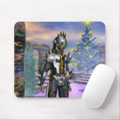 DAS NEUJAHR, ALS EIN ZYBORG VON DER ZUKUNFT ABGETR MOUSEPAD (Mit Mouse)