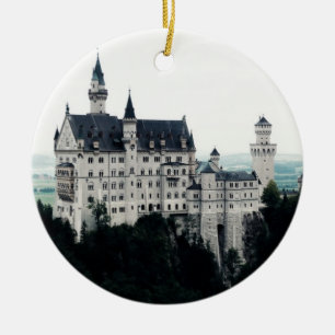 Das Neuschwanstein-Schloss Keramikornament