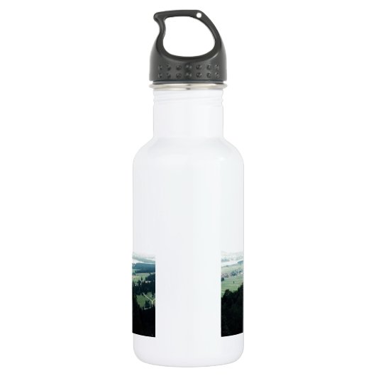 Das Neuschwanstein-Schloss Trinkflasche (Rückseite)