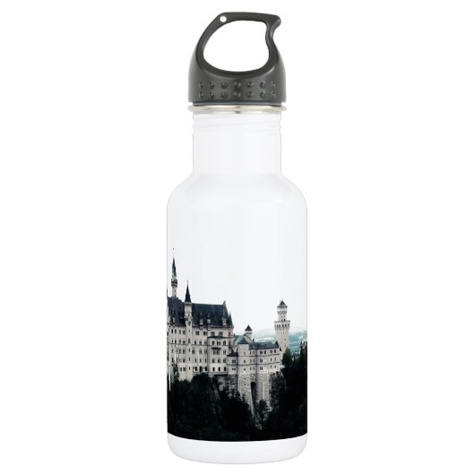 Das Neuschwanstein-Schloss Trinkflasche (Vorderseite)