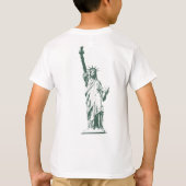 Das New- YorkShirt-Freiheitsstatue des Kindes T-Shirt (Rückseite)