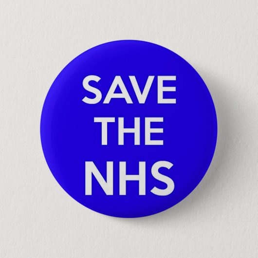 DAS NHS-BUTTON-RÜCKKEHR-ABZEICHEN gerettet Button (Vorderseite)