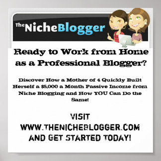 Das Niche-Blogger-Poster Poster