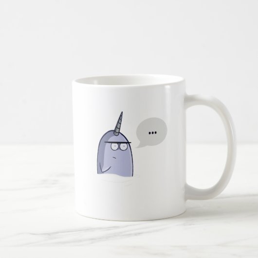 Das nichts Narwhal Kaffeetasse (Rechts)