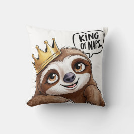 Das Nickerchen King - Ein klassischer Faultier! Kissen