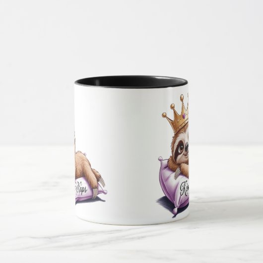 Das Nickerchen King - Ein klassischer Faultier! Tasse (Zentrum)