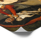 Das niederländische Sprichwort - Pieter Bruegel Poster (Ecke)