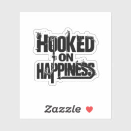 Das Niedliche Angeln ist ein Hobby Aufkleber