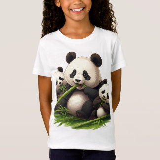 Das Niedliche Bambusfest: Starring Pandas! T-Shirt