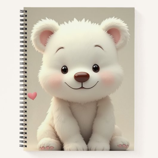 Das Niedliche BärenNotebook Notizblock (Vorderseite)