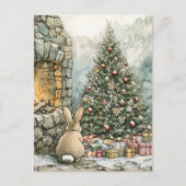 Das Niedliche Braun-Weihnachtsgebäck Postkarte (Vorderseite)