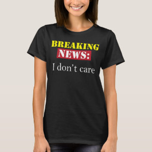 Das Niedliche Breaking News Girl der Frauen T-Shirt