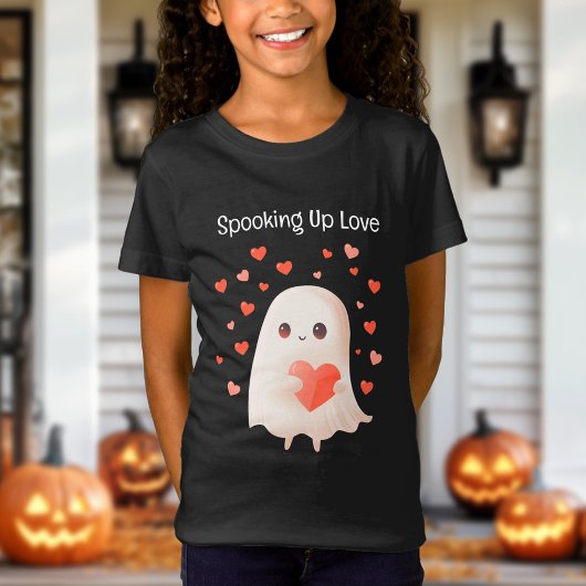 Das Niedliche Ghost Halloween in der Liebe T-Shirt