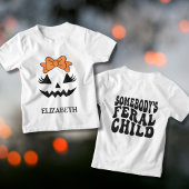 Das Niedliche, Girly Custom Halloween von jemandem Baby T-shirt