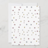 Das Niedliche Groovy Ball Party der Saison Einladung (Rückseite)