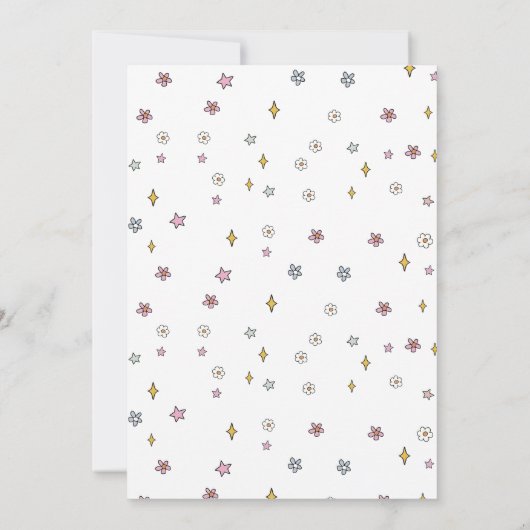 Das Niedliche Groovy Ball Party der Saison Einladung (Rückseite)