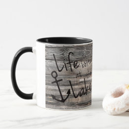 DAS niedliche LEBEN IST AM SEE BESSER | Tasse