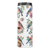 Das niedliche Leben ist besser mit Vögeln/Vogellie Thermosbecher (Rückseite)