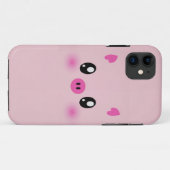 das niedliche rosa Schweinfall iphone Case-Mate iPhone Hülle (Rückseite (Horizontal))