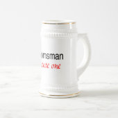 Das niedliche (Trauzeuge) Bierglas (VorderseiteRechts)