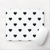 Das Niedliche Valentin des Minimalistischen Schwar Mousepad (Mit Mouse)