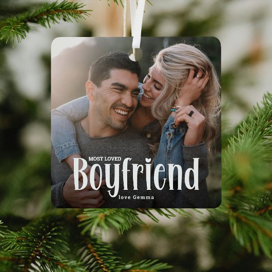 Das Niedlichste Geschenk von BOYFRIEND für das Fot Ornament Aus Metall