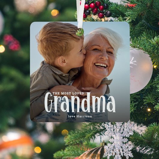 Das Niedlichste Geschenk von GRANDMA Ornament Aus Metall
