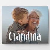 Das Niedlichste GRANDMA-Foto-Geschenk Fotoplatte (Vorderseite)