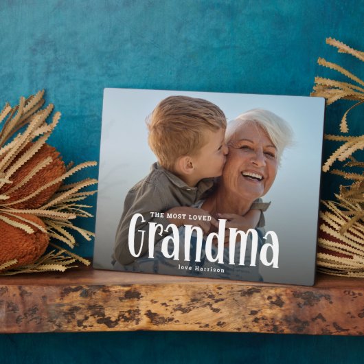 Das Niedlichste GRANDMA-Foto-Geschenk Fotoplatte (Seite)