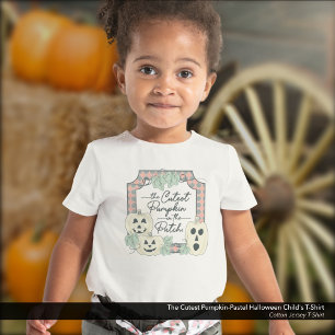 Das Niedlichste Kürbis-Pastellfarben Halloween Kleinkind T-shirt