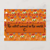 Das Niedlichste Tier der Welt Postkarte (Vorderseite)