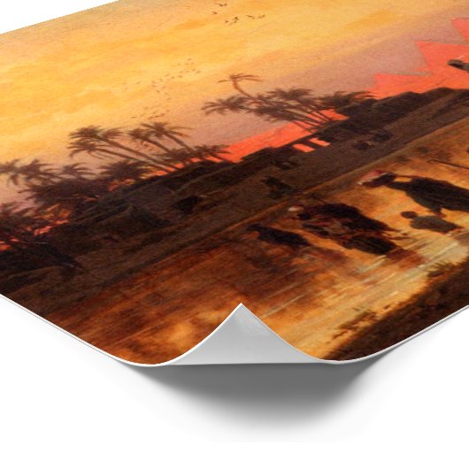 Das Nilposter des Flusses Poster (Ecke)