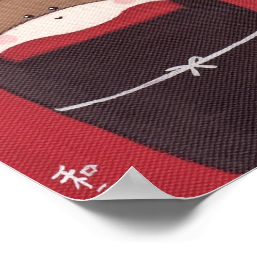 Das Ninja-Poster der Socken-Affe Poster (Ecke)