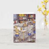 Das Nite der Bots weg vom notecard Karte (Gelbe Blume)