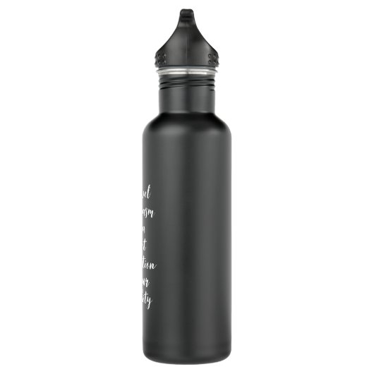 Das Niveau von Sarcasm Ihr Dummheitsgefühl Edelstahlflasche (Rechts)