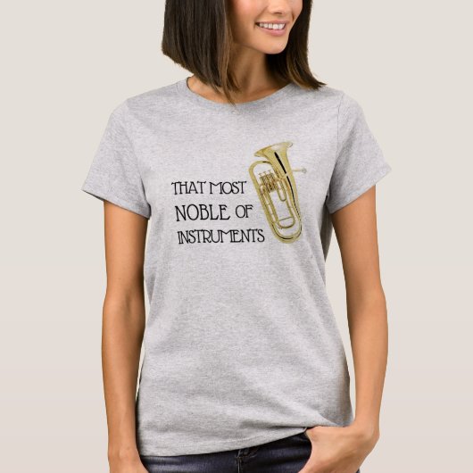 Das Noble der Instrumente - Baritone Shirt (Vorderseite)